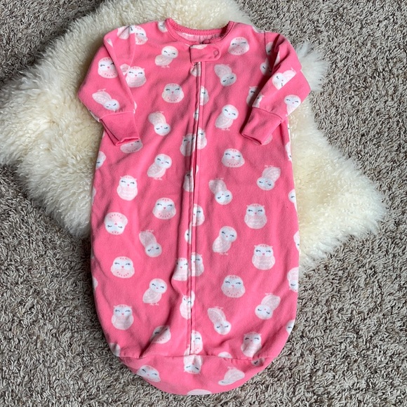 Carter's Pajamas Euc Carters Fleece Sleep Sack Pj Size 9 Months